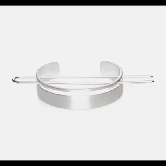 Metal Silver Hair Cuff Bun Cage - Picture 2 of 5